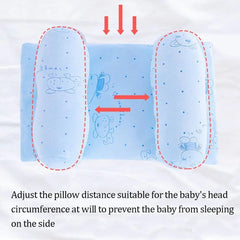 Cute Anti-heading Pillow Infant Baby Soft Pillow Prevent Flat Head Anti Roll New Baby Pillow Sleeping Support