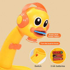 Kids LED Projector Drawing Table Toy Set Table Painting Board Desk