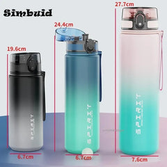 Water Bottle Leak Proof Colorful Plastic Cup