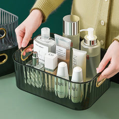 Acrylic Rack Sundries Snack Makeup Storage Basket Organizer