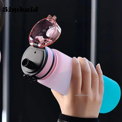 Water Bottle Leak Proof Colorful Plastic Cup